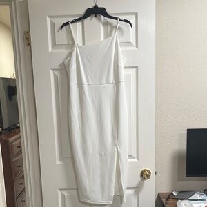 Elegant White Women's Dress